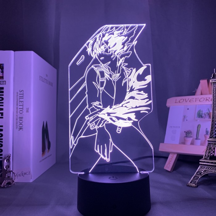 Lampe 3D My Hero Academia : Shoto Todoroki Attaque