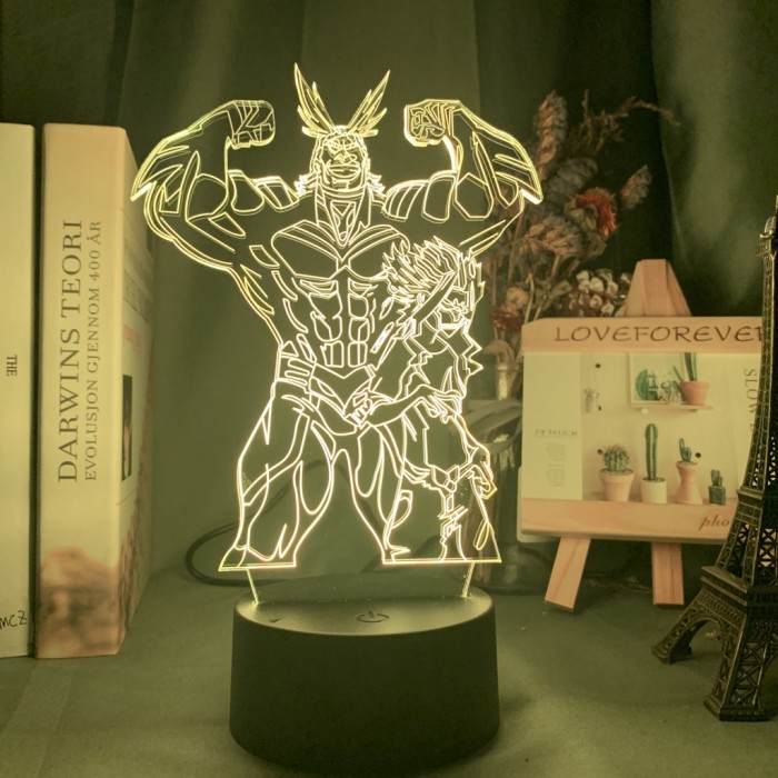 Lampe 3D My Hero Academia : All Might