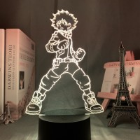 Lampe 3D My Hero Academia : Izuku Midoriya - En garde
