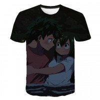 T-Shirt My Hero Academia : Izuku & Tsuyu