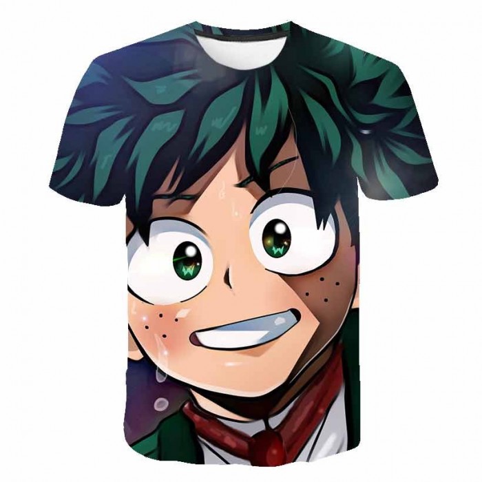 T-Shirt My Hero Academia : Izuku Visage